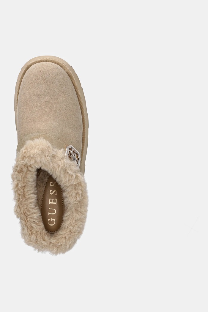 Παντόφλες Guess DOLMANA2 μπεζ FLFDOC.ESU06.NUDE