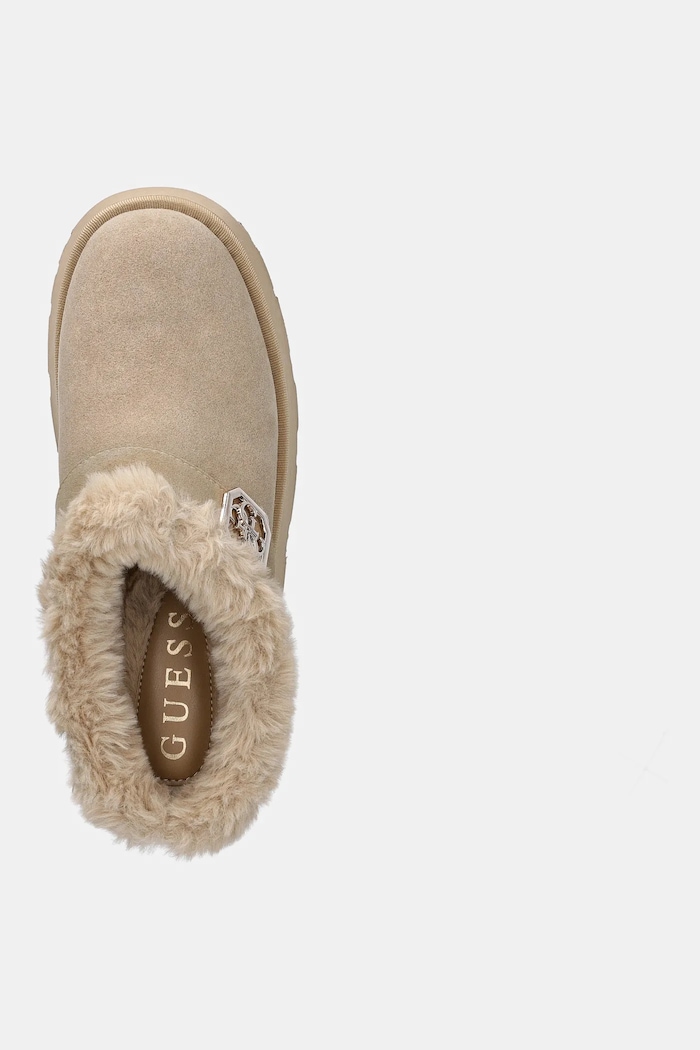Παντόφλες Guess DOLMANA2 μπεζ FLFDOC.ESU06.NUDE