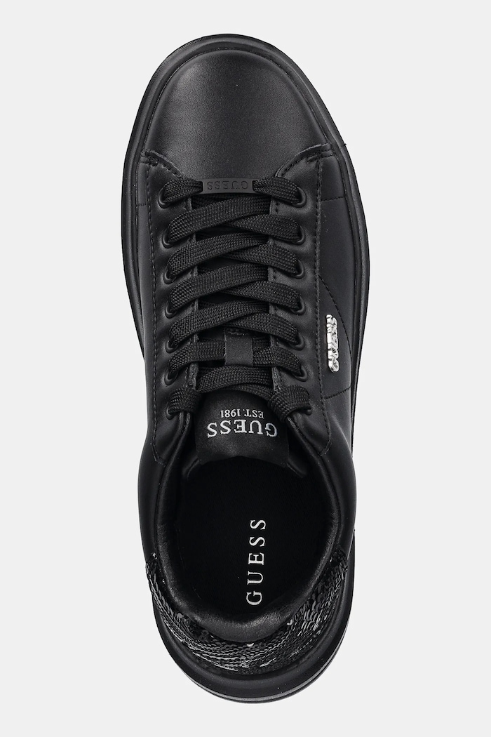 Guess sneakersy ELBINA10 czarny FLFE10.ELE12.BLACK
