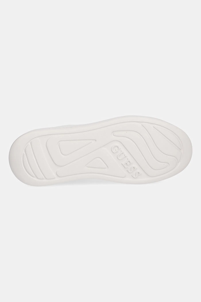Guess sneakersy skórzane ELBINA10 FLFE10.ELE12.WHIGO biały