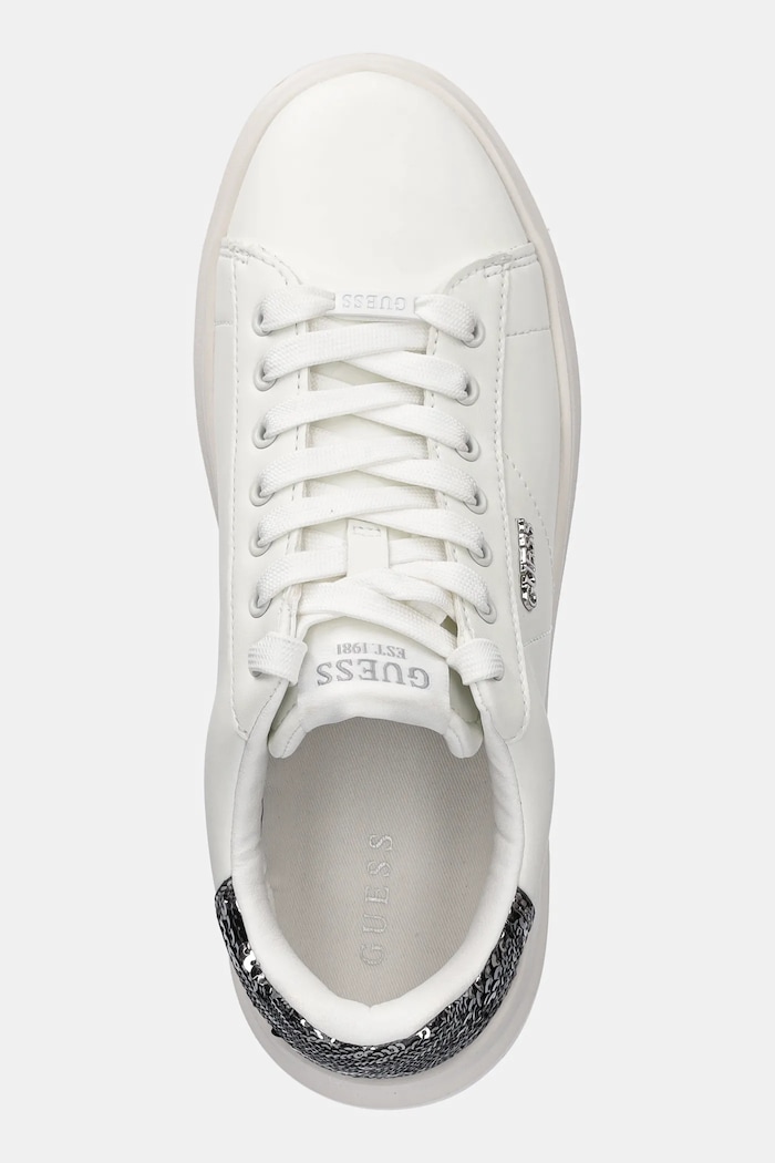 Guess sneakersy ELBINA10 biały FLFE10.ELE12.WHISI