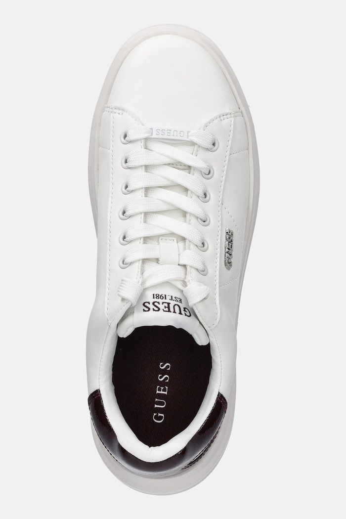 Guess sneakersy ELBINA10 biały FLFE10.PEL12.WHIWI
