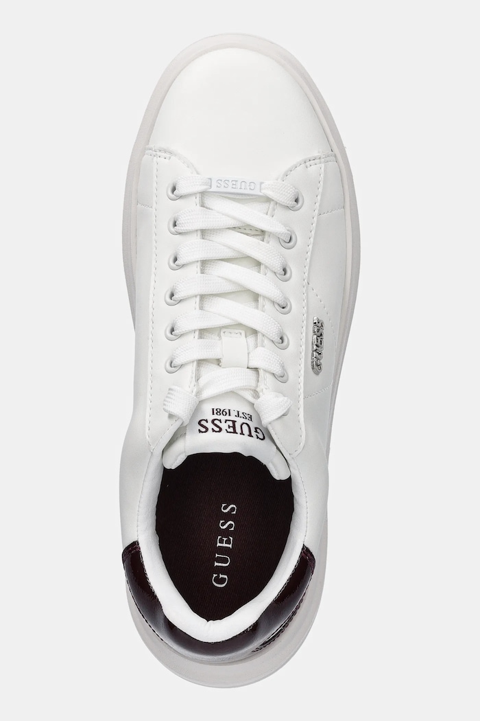 Guess sneakersy ELBINA10 biały FLFE10.PEL12.WHIWI