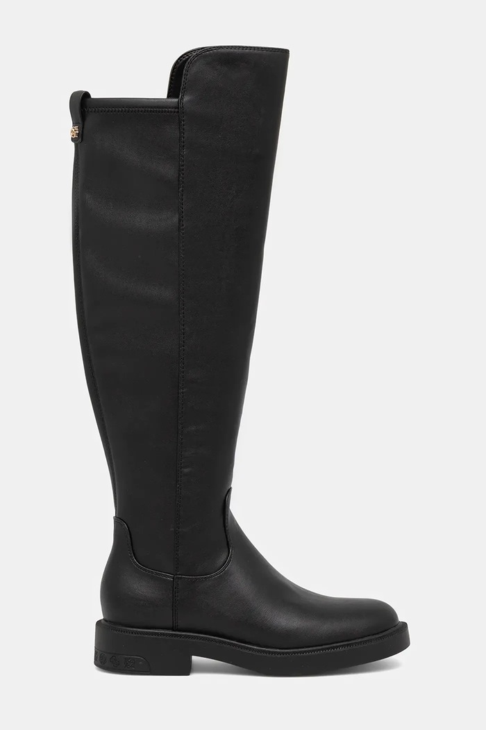 Vysoké čižmy Guess FYZA FLFFYZ.ELE11.BLACK čierna AW25