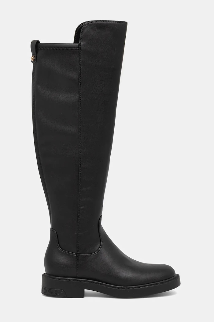 Vysoké čižmy Guess FYZA FLFFYZ.ELE11.BLACK čierna AW25