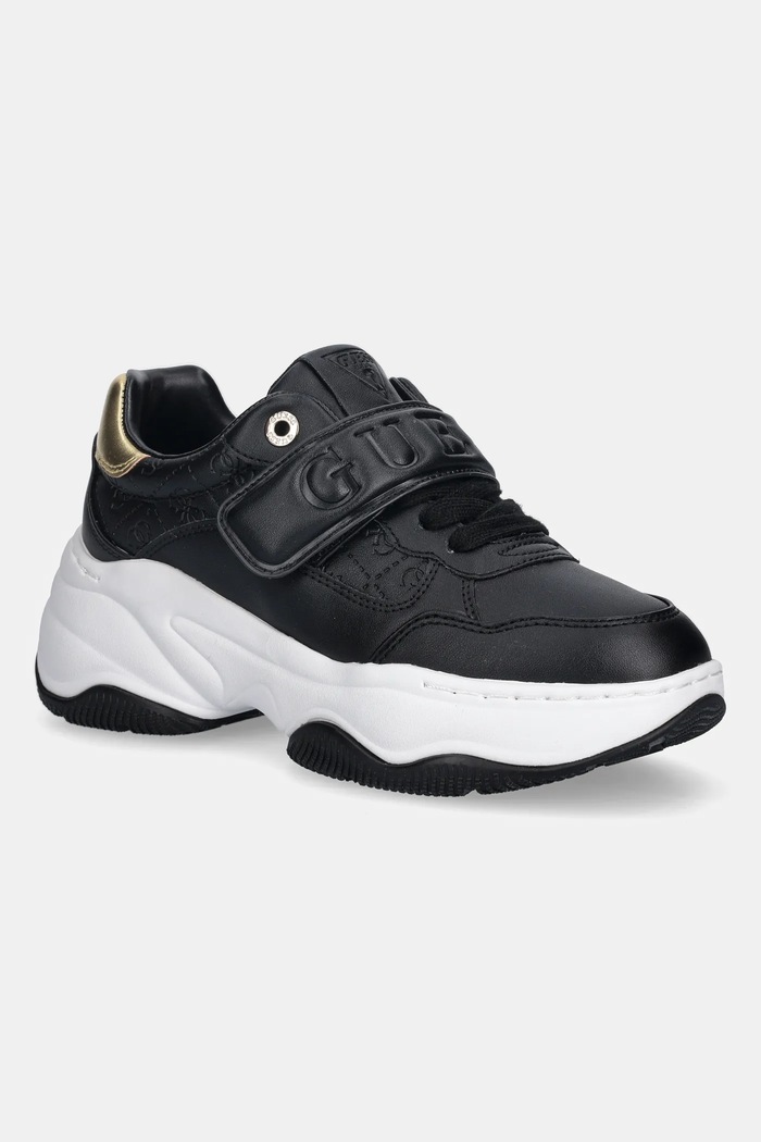 Guess sportcipő HELINN szintetikus fekete FLFHNN.ELE12.BLKGO
