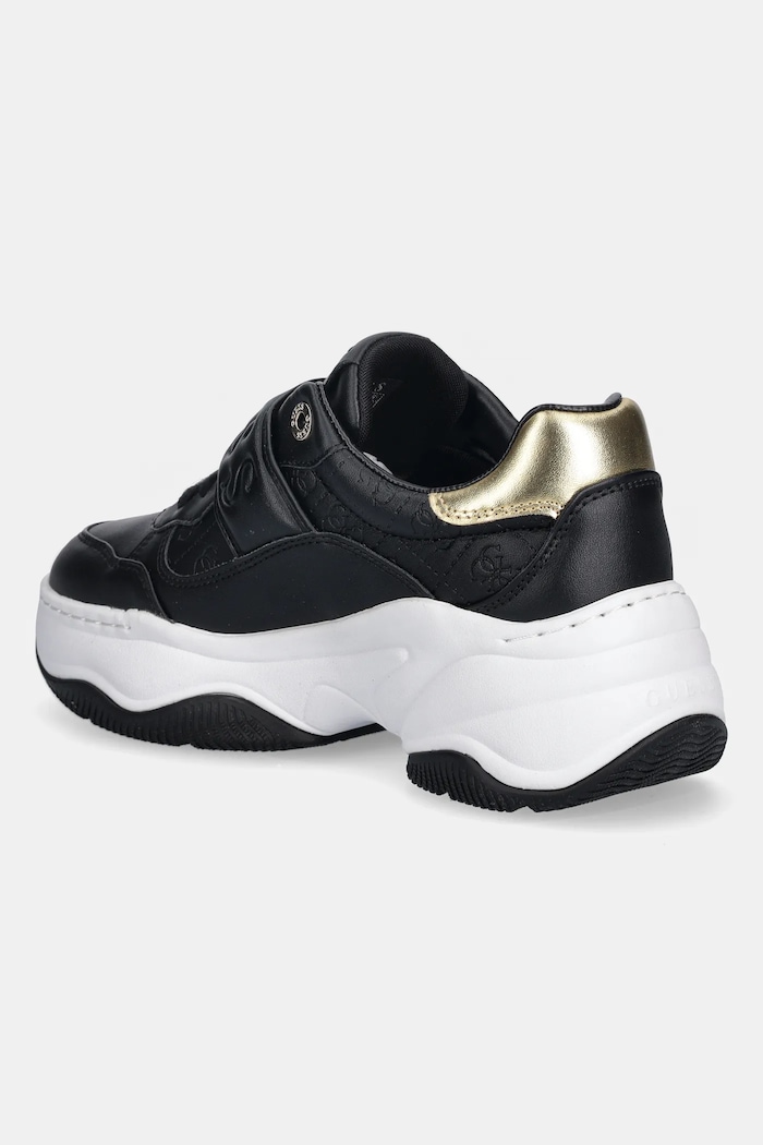 Cipők Guess sportcipő HELINN FLFHNN.ELE12.BLKGO fekete