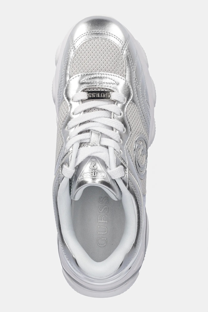 Tenisky Guess MORRIZ strieborná FLFMRZ.ELE12.SILVE