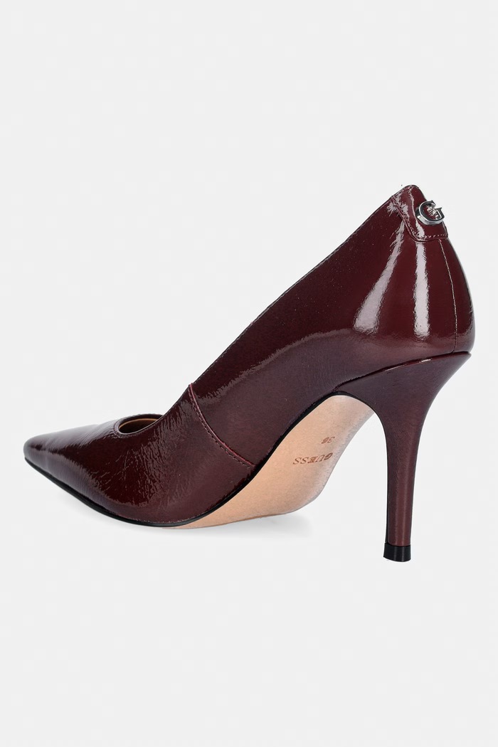 Cipők Guess tűsarkú PRINDY FLFPRN.LEP08.RED burgundia