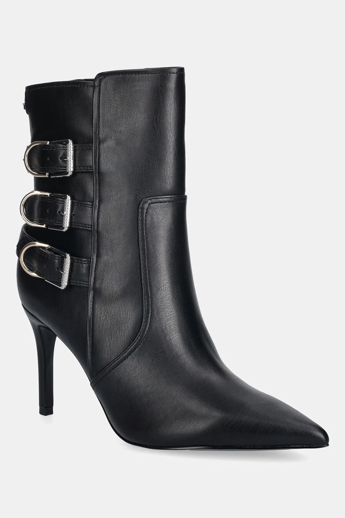 Guess bokacsizma RICALY tűsarok fekete FLFRCY.ELE10.BLACK