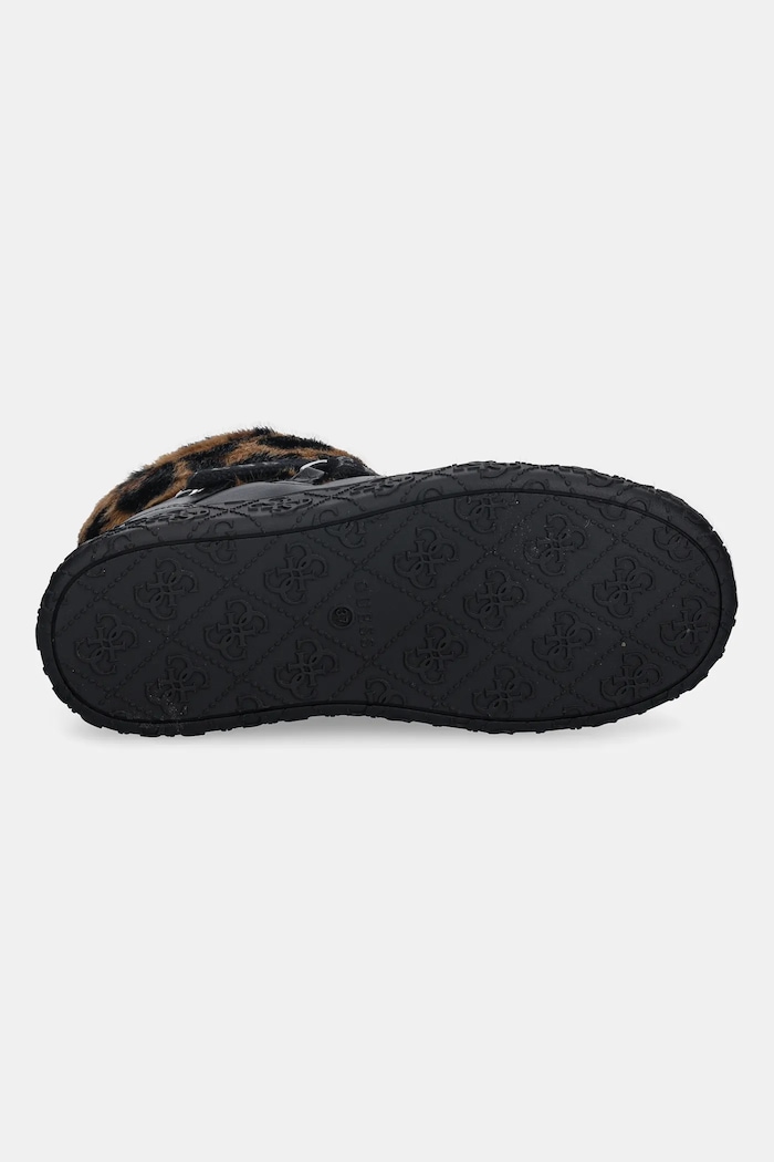 Guess hócipő UNESSA FLFUEK.FUR10.LEOPA fekete