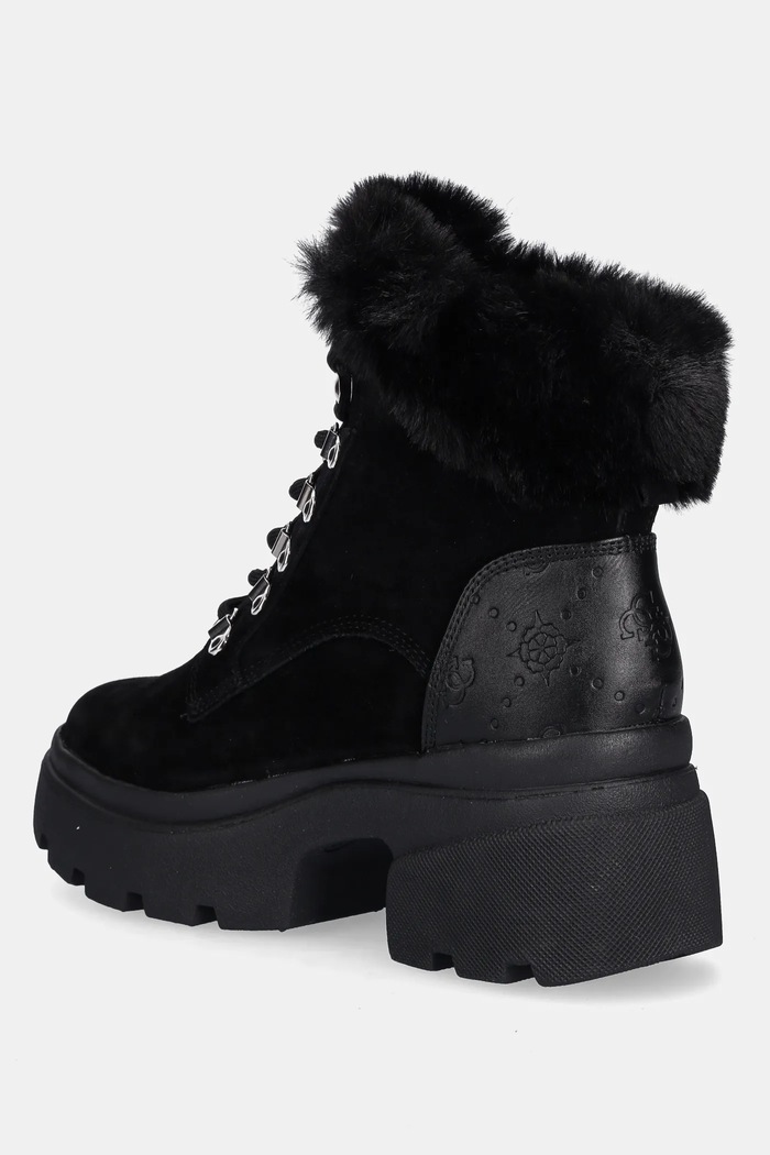 Încălțăminte Guess botine YARELI FLFYRL.SUE10.BLACK negru