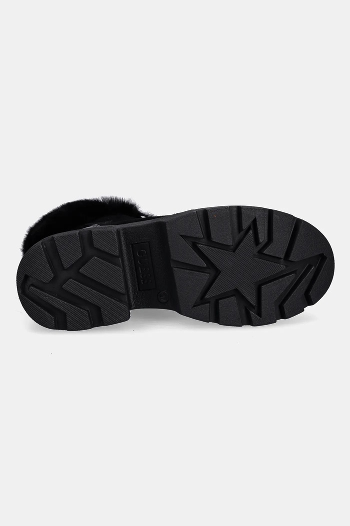 Guess botine YARELI FLFYRL.SUE10.BLACK negru