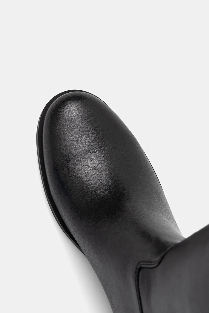 Kožené čižmy Guess ZORO čierna FLFZOR.LEA11.BLACK