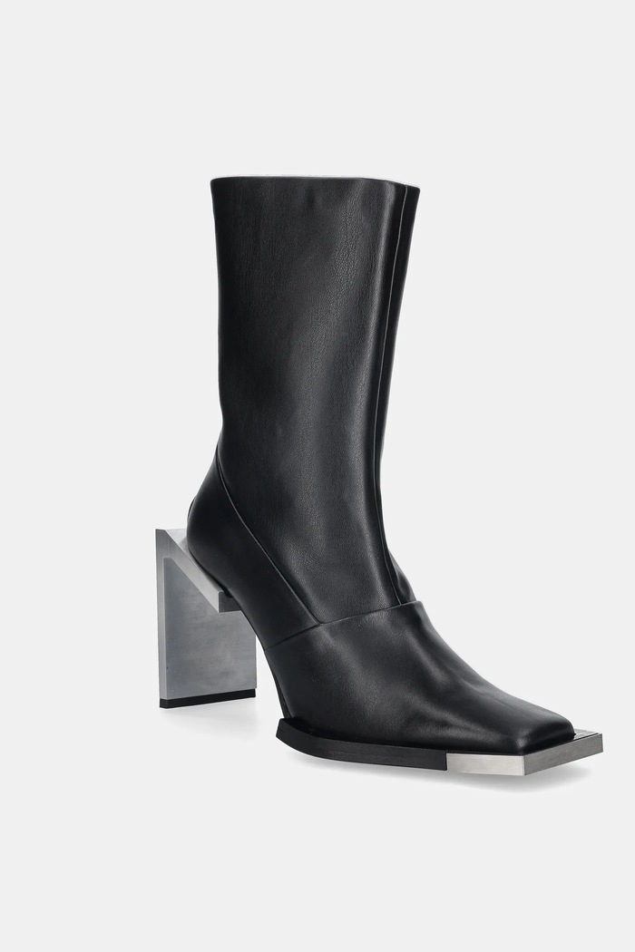 Кожени боти Heliot Emil гладка кожа черен AW25.17.002.BLK01.CO