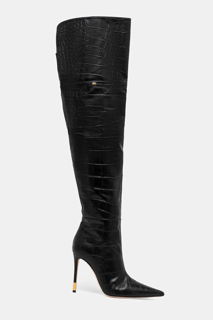 Elisabetta Franchi kozaki SA05L58E2.110 czarny AW25