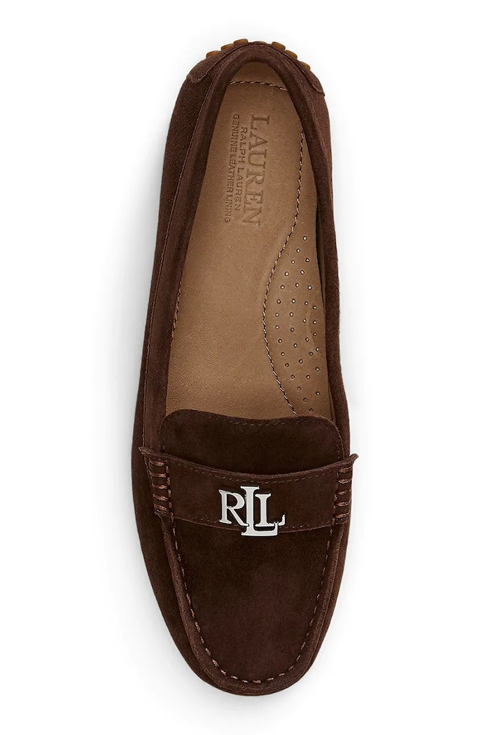 Obuwie Lauren Ralph Lauren mokasyny zamszowe Barnsbury 802821629030.200 brązowy