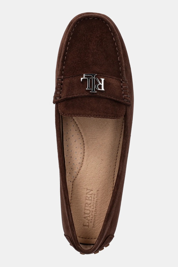 Mokasini iz semiša Lauren Ralph Lauren Barnsbury rjava 802821629030.200
