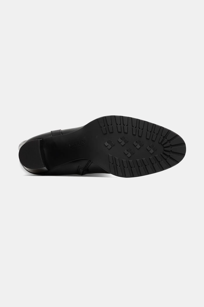 Kožené čižmy Lauren Ralph Lauren Cllns Tl Hl 802967777001.001 čierna
