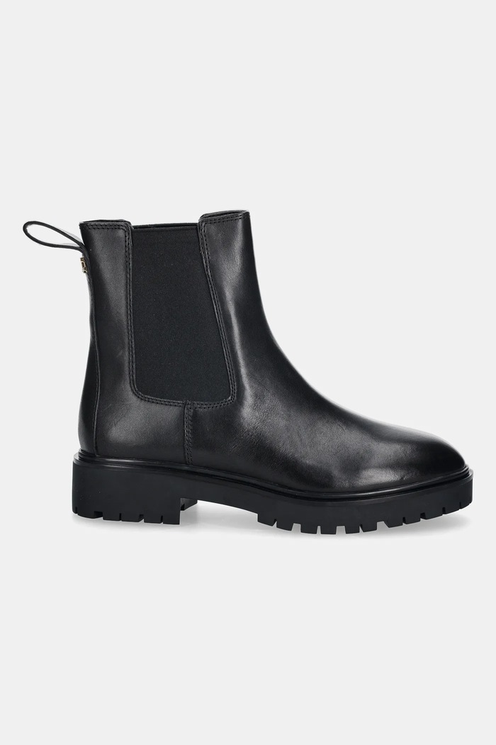 Lauren Ralph Lauren sztyblety skórzane Allyson 802967818001.001 czarny AW25