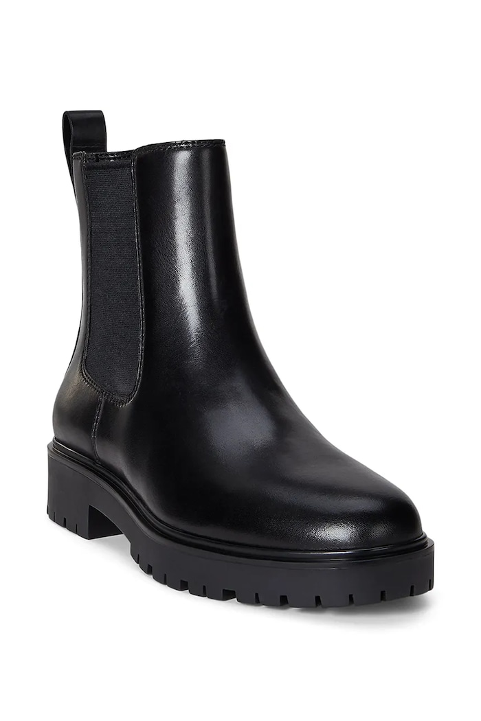 Кожаные полусапоги Lauren Ralph Lauren Allyson 802967818001.001 чёрный AW25
