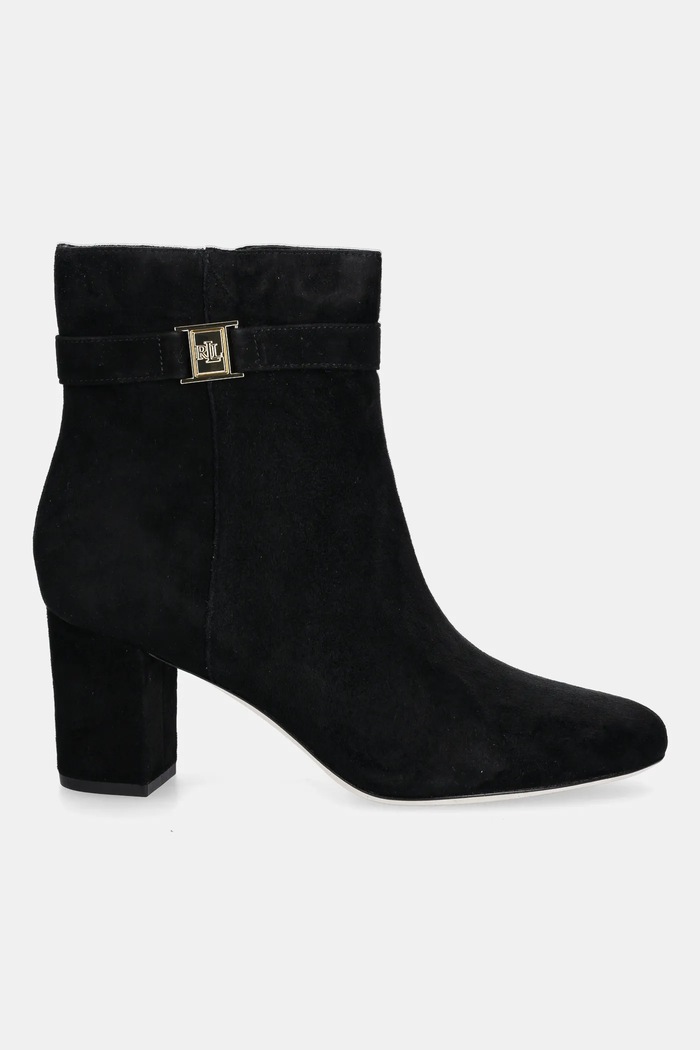 Σουέτ μπότες Lauren Ralph Lauren Kellie Bt Hl 802967827001.001 μαύρο AW25