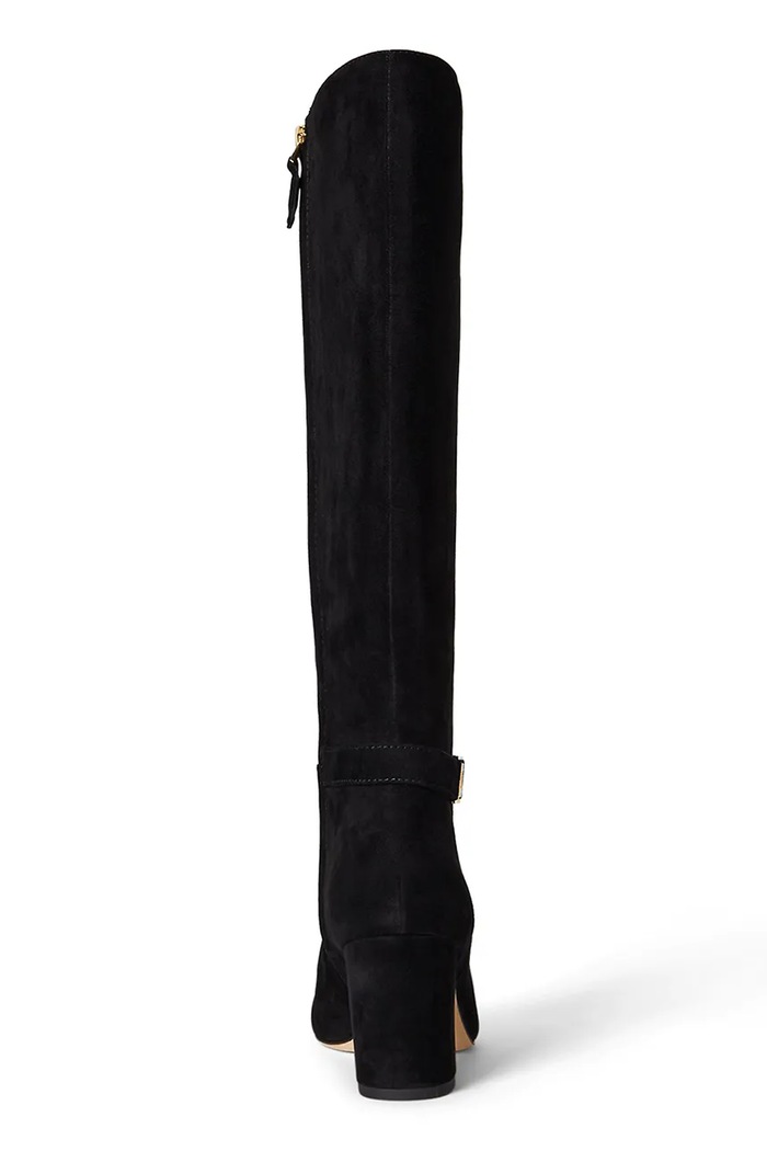 Cipők Lauren Ralph Lauren csizma velúrból Kellie Tl Hl 802967843001.001 fekete