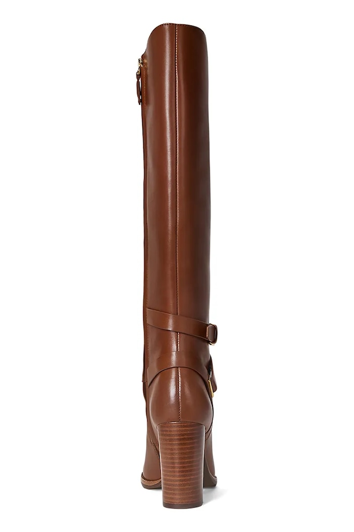 Взуття Шкіряні чоботи Lauren Ralph Lauren Cllns Tl Hl 802974386001.200 коричневий