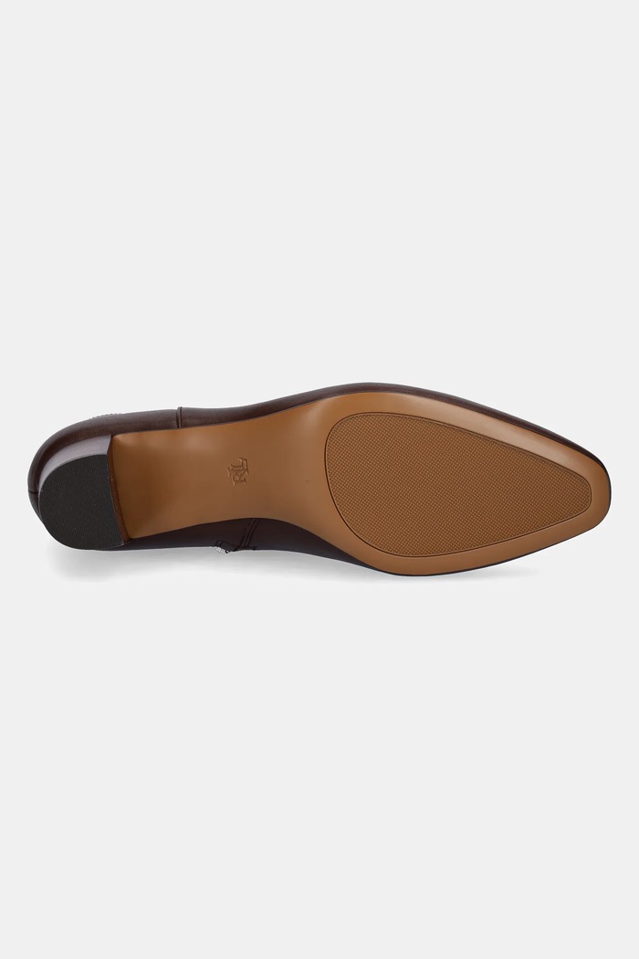 Lauren Ralph Lauren bőr csizma Demi 802974503002.200 barna
