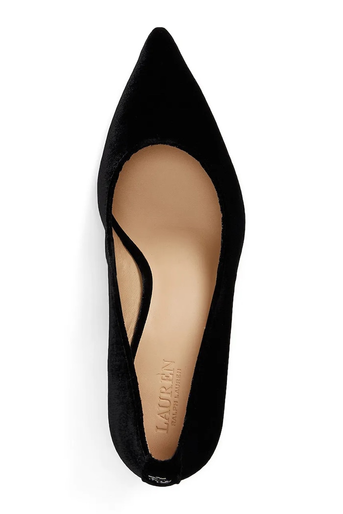 Încălțăminte Lauren Ralph Lauren pantofi cu toc Lanette 802977863001.001 negru