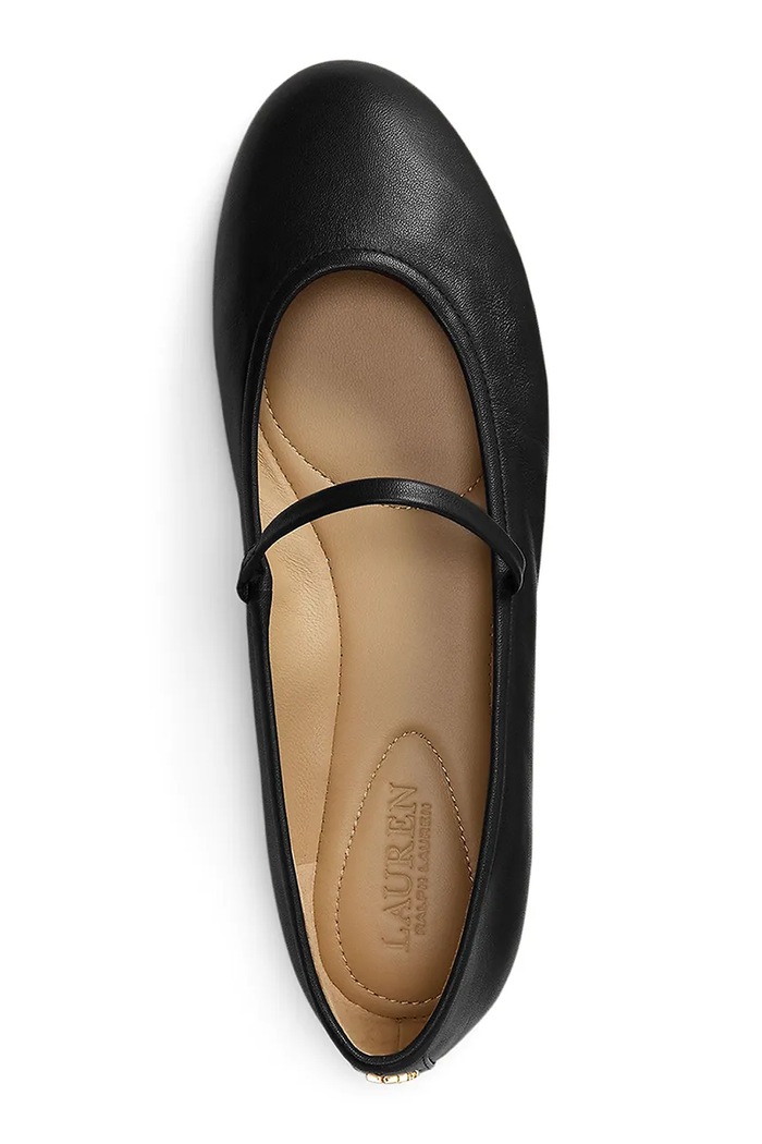 Obuv Kožené balerínky Lauren Ralph Lauren Jayna Mj 802977874001.001 čierna