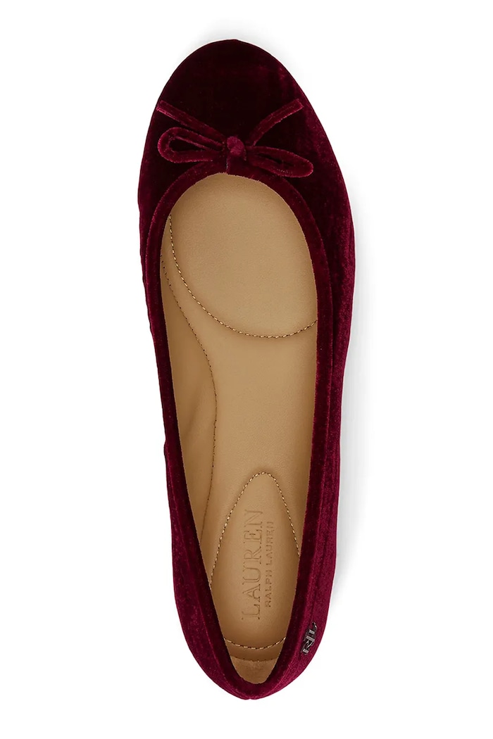 Obuća Balerinke Lauren Ralph Lauren Jayna IIi 802977875004.500 bordo