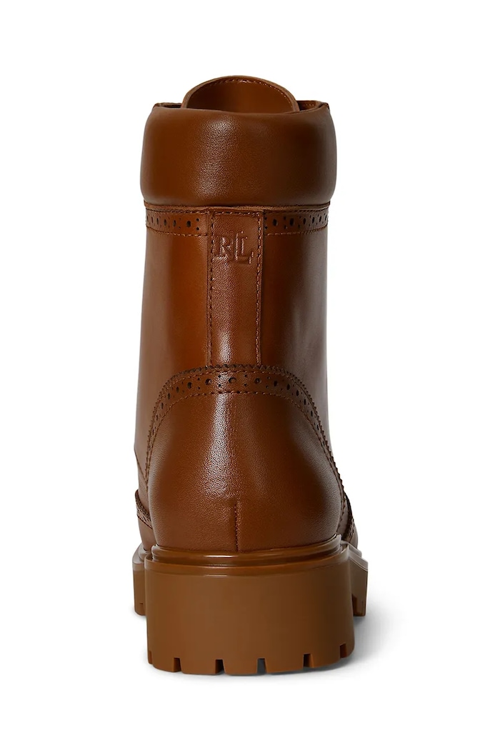 Obuwie Lauren Ralph Lauren botki skórzane Alysn Lup Pr 802977885001.200 brązowy