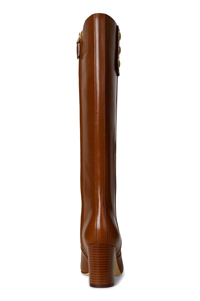 Обувь Кожаные сапоги Lauren Ralph Lauren Kenndi Tl Hl 802977889001.200 коричневый