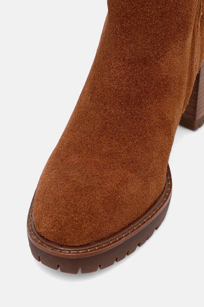 Semišové boty Lauren Ralph Lauren Tasha Tl Hl hnědá 802977893002.200