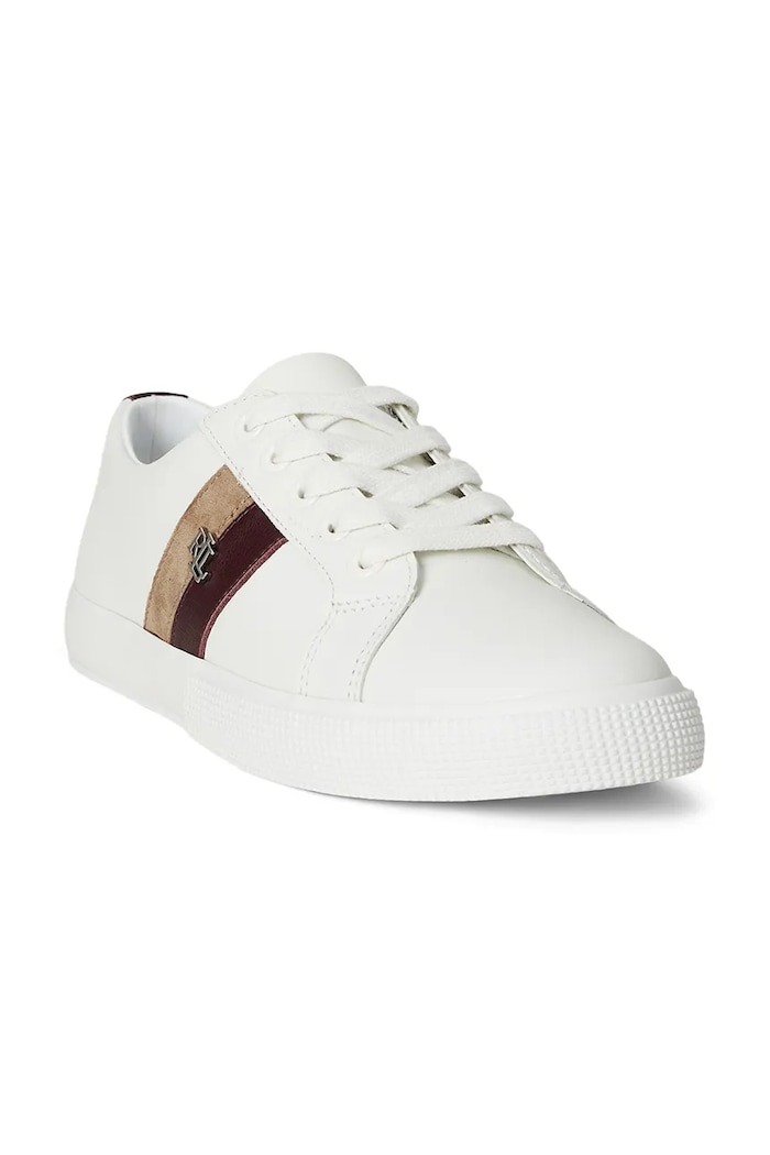 Lauren Ralph Lauren sneakersy skórzane Janson II 802979187003.100 biały AW25