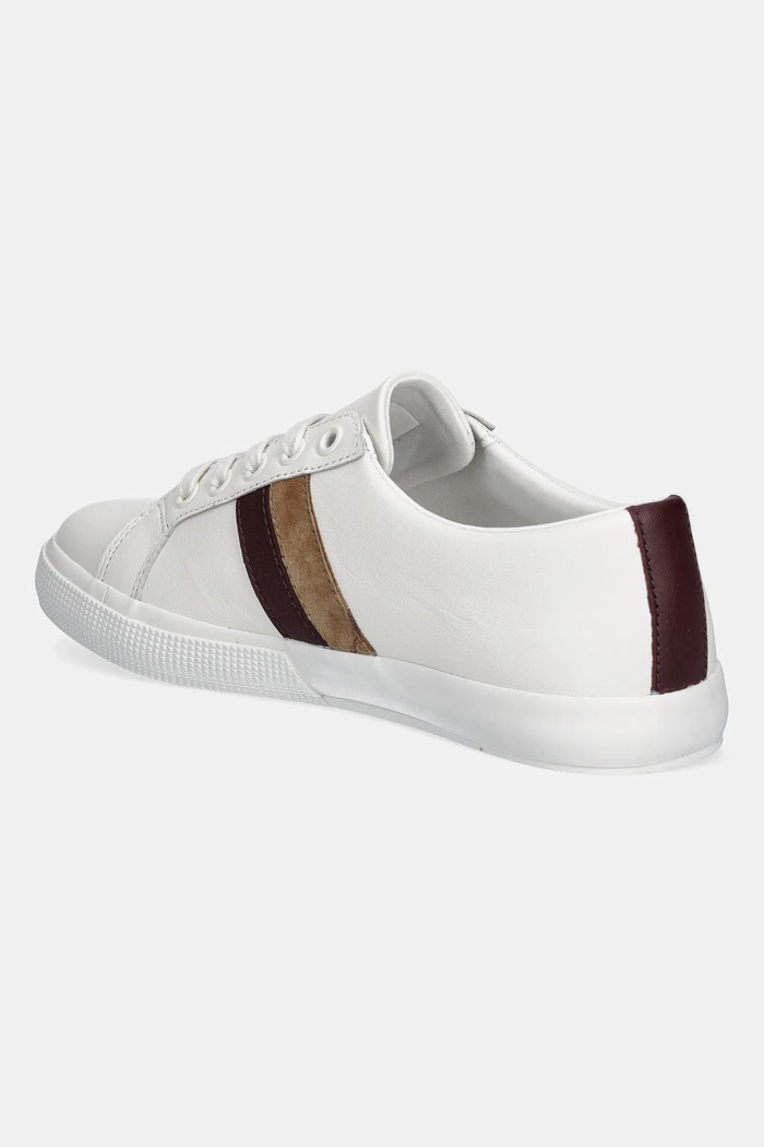 Cipők Lauren Ralph Lauren bőr sportcipő Janson II 802979187003.100 fehér
