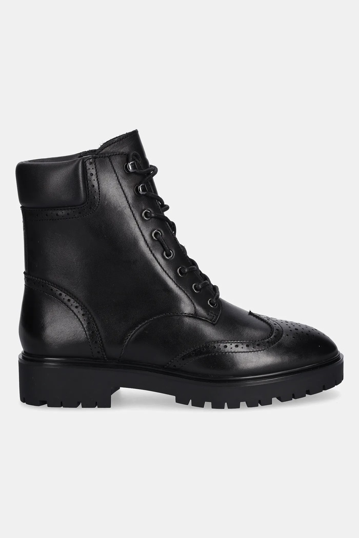 Lauren Ralph Lauren botki skórzane Alysn Lup Pr 802980063001.001 czarny AW25