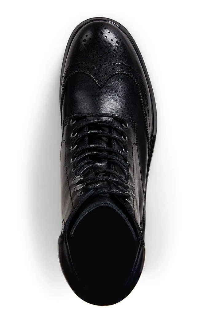 Δερμάτινες μπότες Lauren Ralph Lauren Alysn Lup Pr μαύρο 802980063001.001