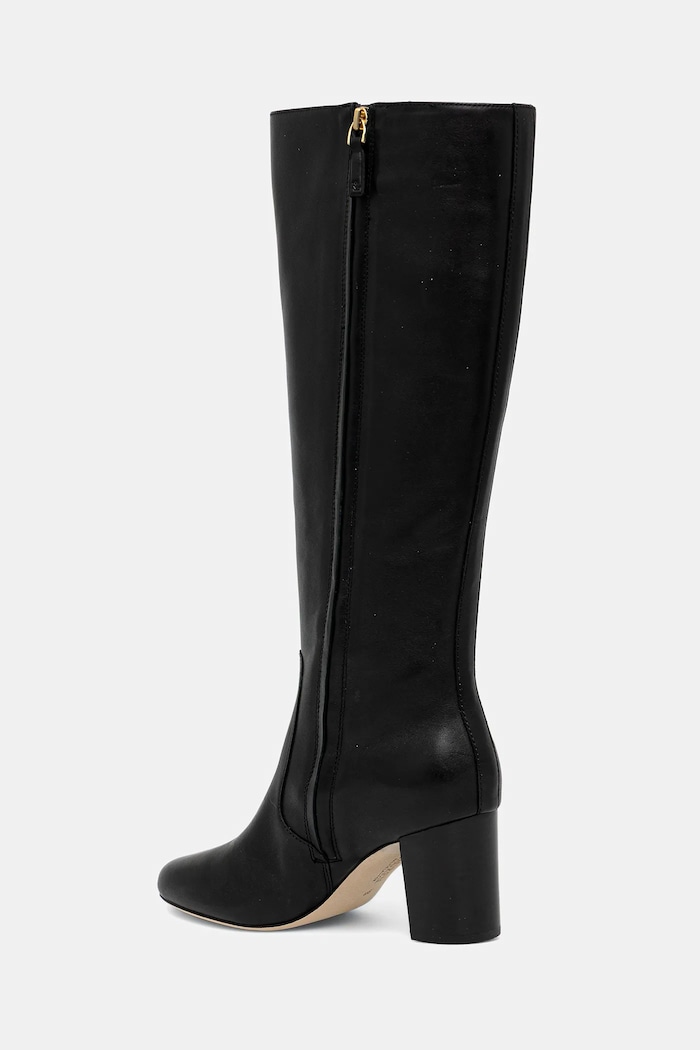 Obuwie Lauren Ralph Lauren kozaki skórzane Kenndi Tl Hl 802980067001.001 czarny