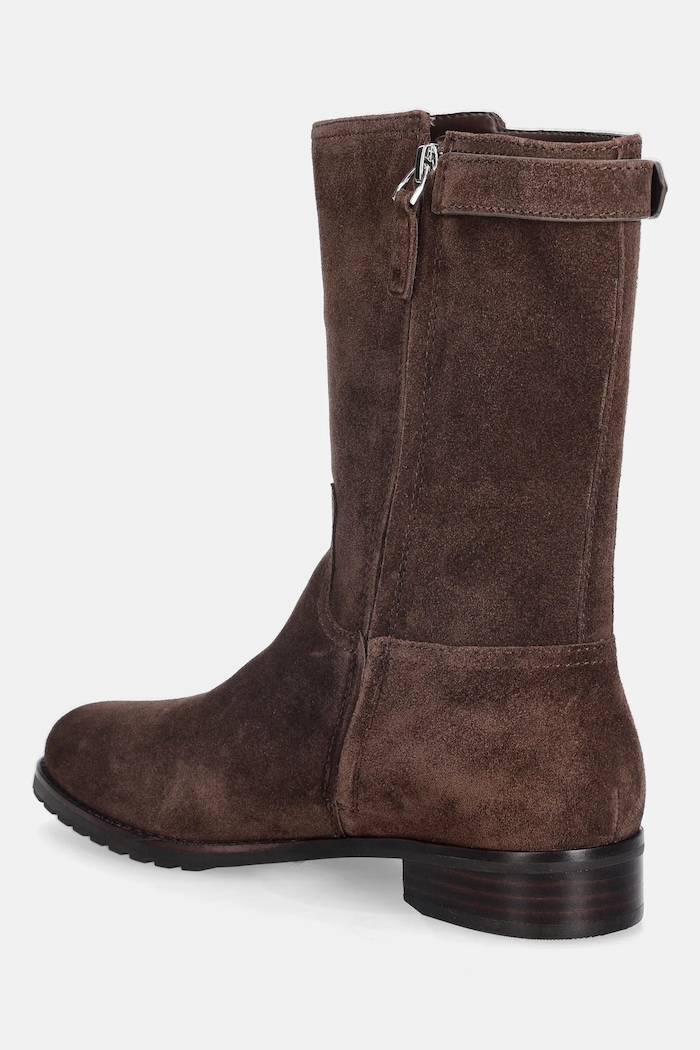 Obuwie Lauren Ralph Lauren botki zamszowe Tasha Mid 802980070002.200 brązowy