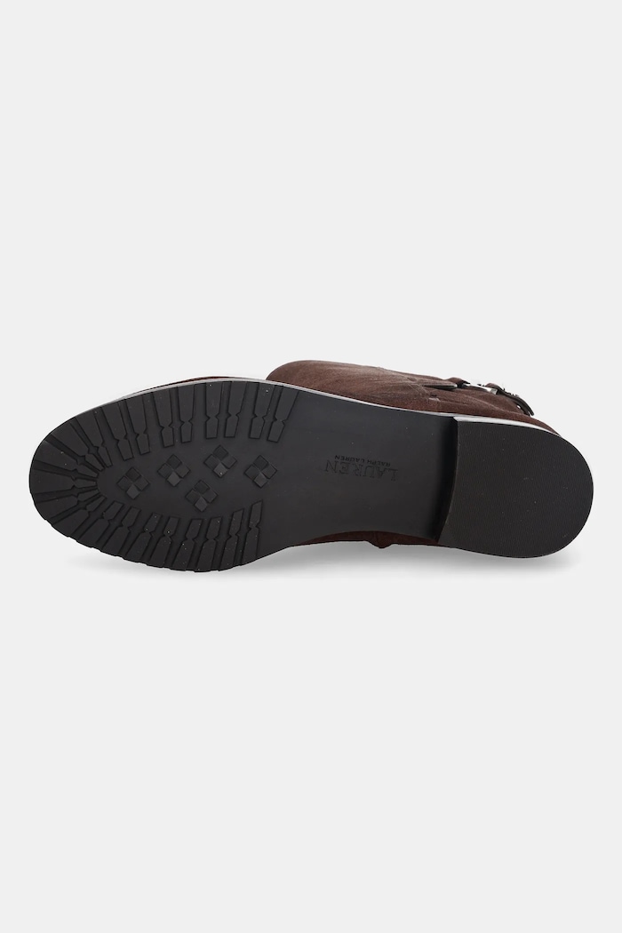 Lauren Ralph Lauren botki zamszowe Tasha Mid 802980070002.200 brązowy