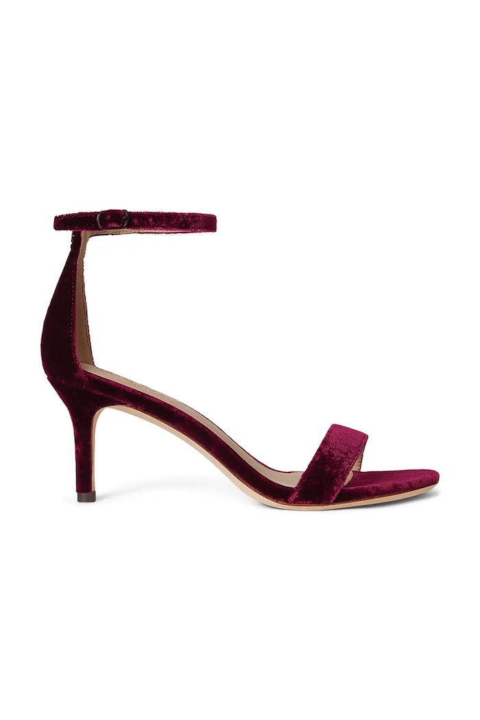 Sandále Lauren Ralph Lauren Allie Mid ihličkový červená 802980559002.500