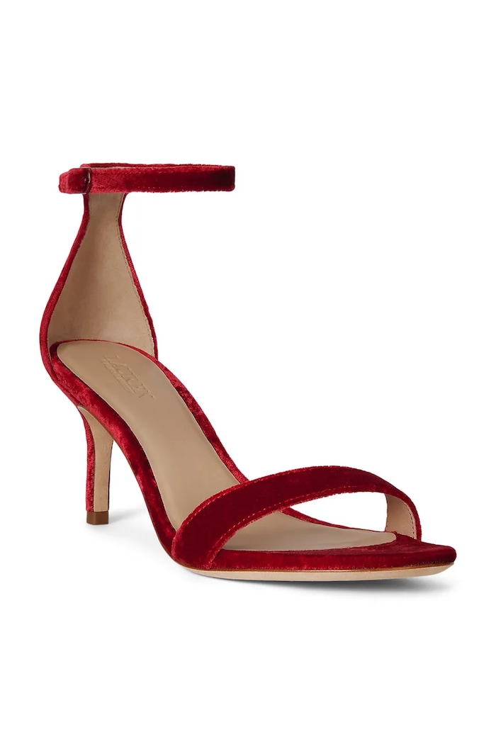 Sandále Lauren Ralph Lauren Allie Mid 802980559005.600 červená AW25