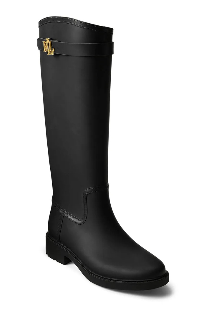 Gumene čizme Lauren Ralph Lauren Portiah 802980678001.001 crna AW25