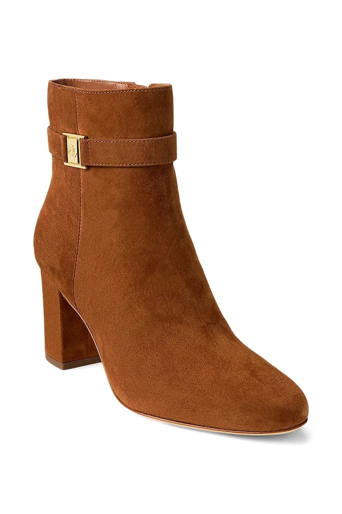Lauren Ralph Lauren botki zamszowe Kellie Bt Hl 802967827002.200 brązowy AW25