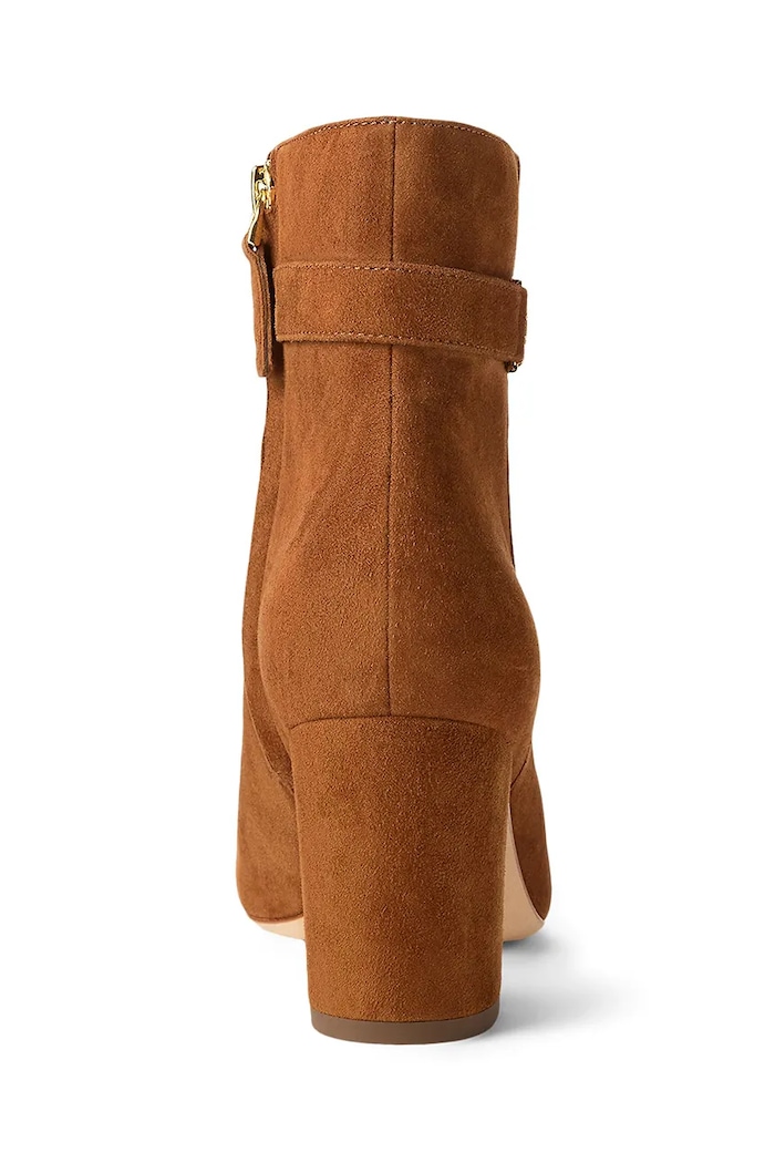 Obuwie Lauren Ralph Lauren botki zamszowe Kellie Bt Hl 802967827002.200 brązowy