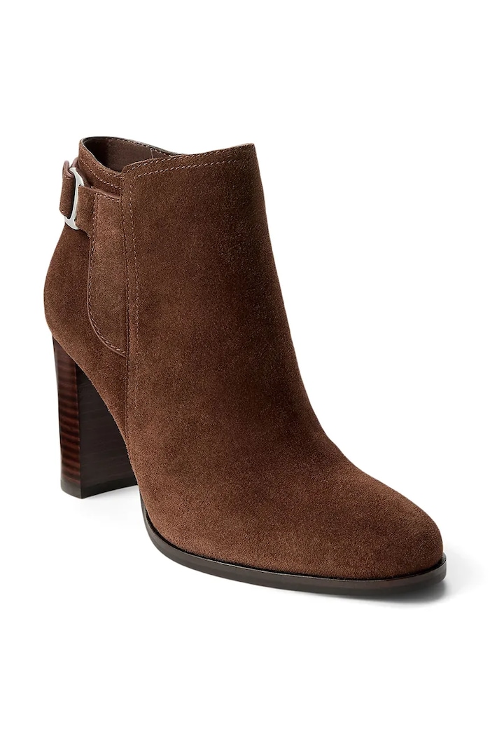 Lauren Ralph Lauren botki zamszowe Tasha Bt Hl 802980068002.200 brązowy AW25