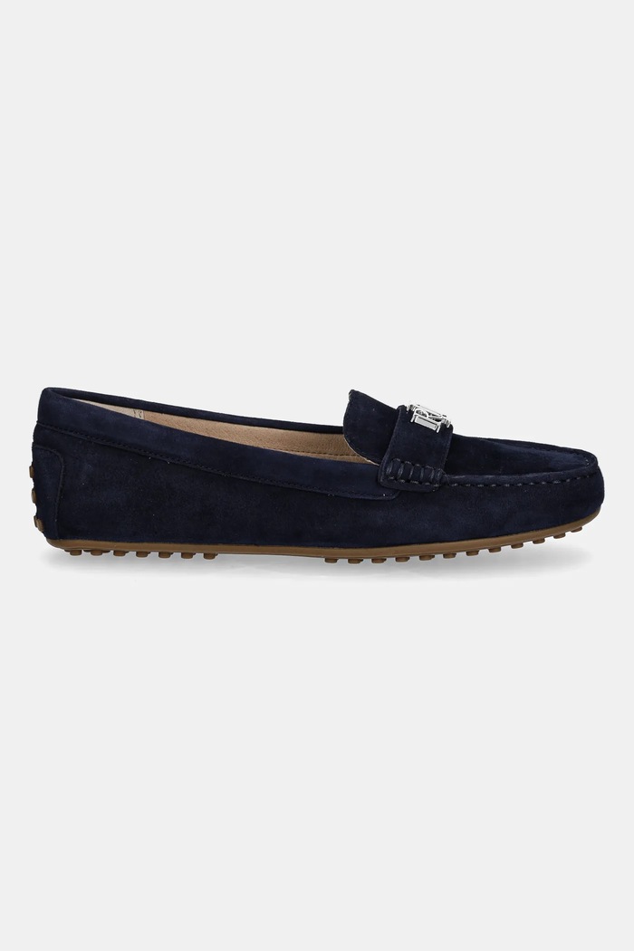 Semišové mokasíny Lauren Ralph Lauren Barnsbury 802821629029.410 námořnická modř AW25