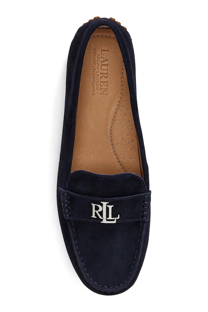 Obuv Semišové mokasíny Lauren Ralph Lauren Barnsbury 802821629029.410 tmavomodrá